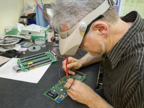 Repairs in the Electroncs Shop